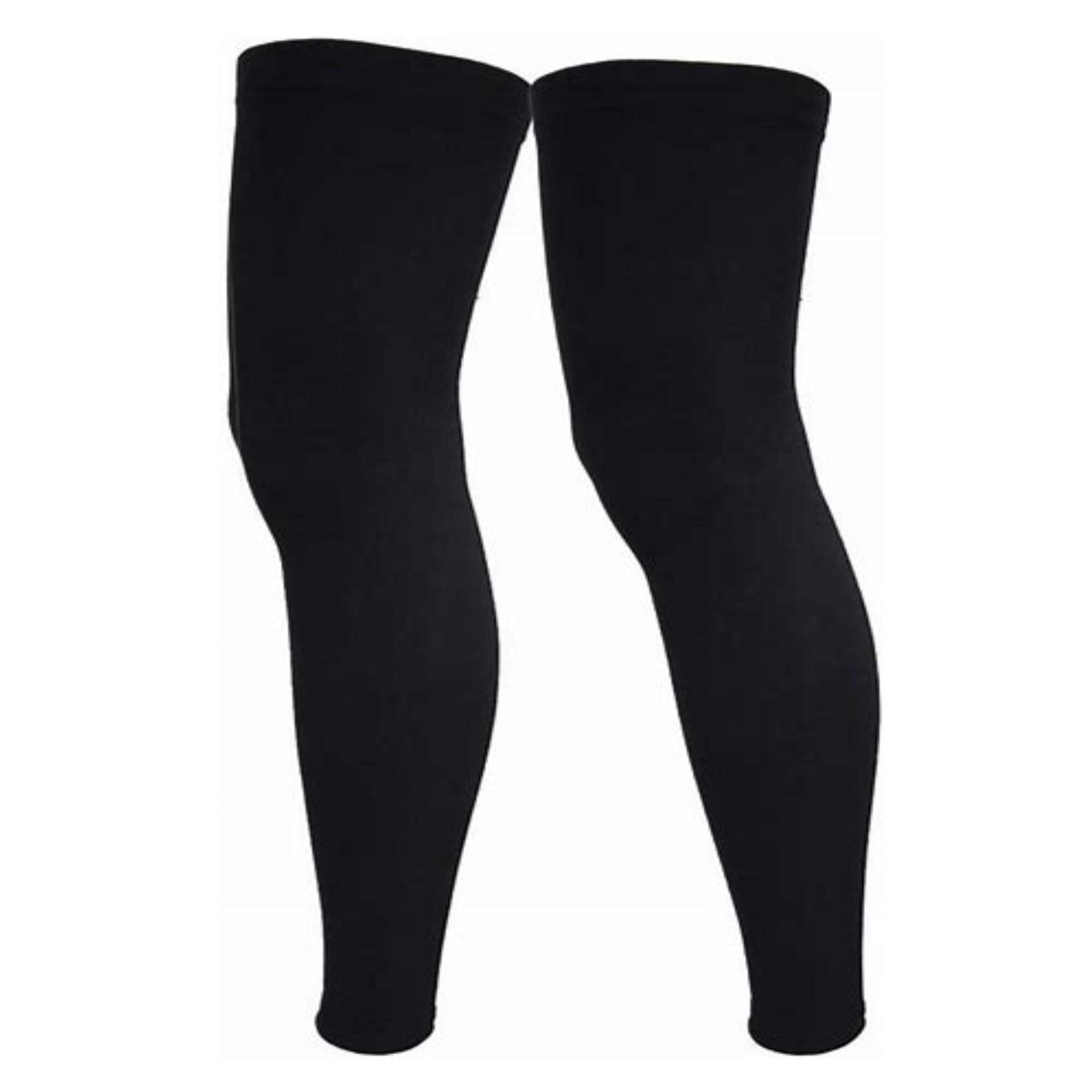 M-WAVE M-Wave Seamless Cycling/Running Leg Warmers L/XL - Black