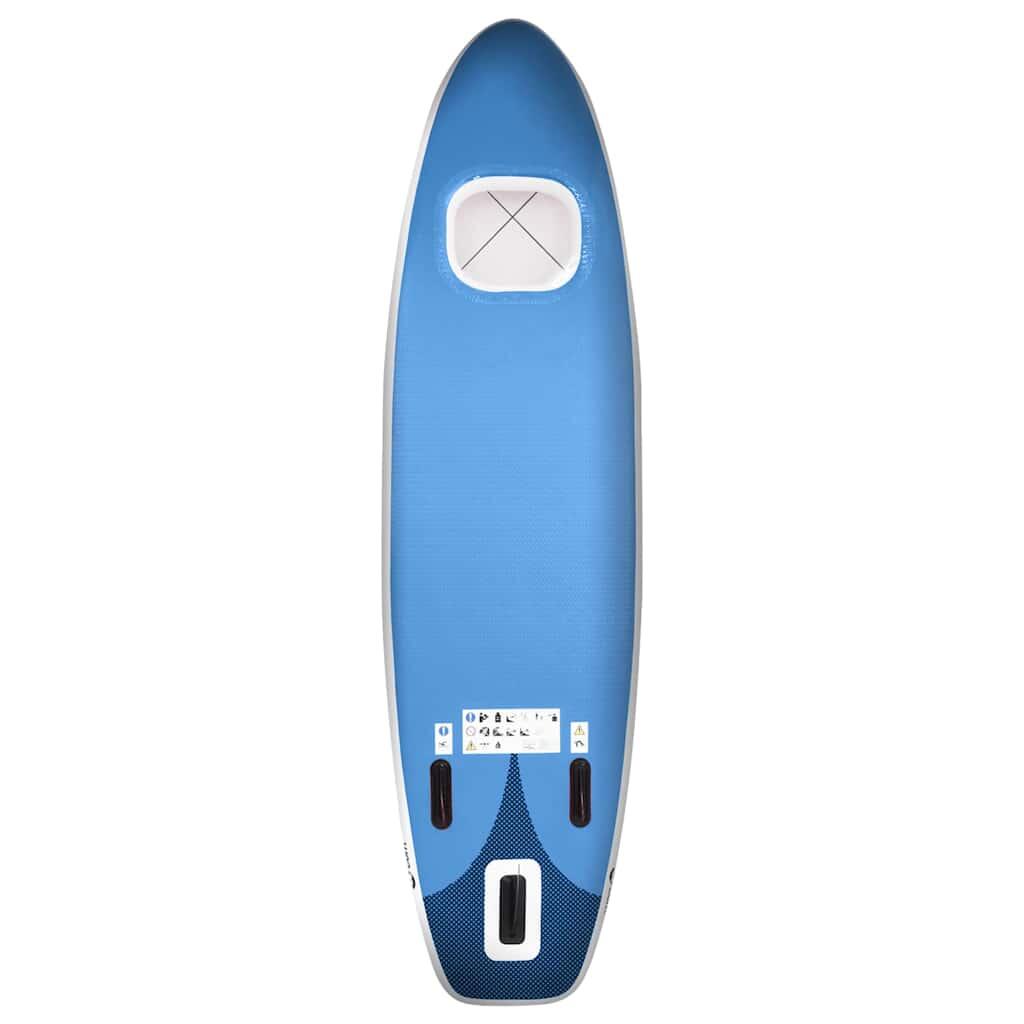 Tabla SUP hinchable VidaXL 300x76x10 cm azul marino 4/7