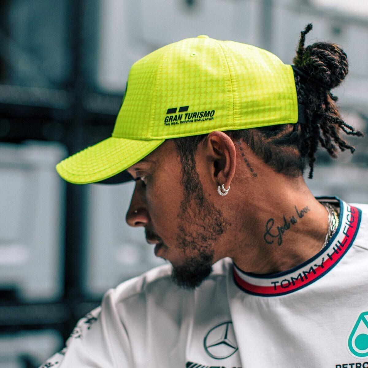 Tapa Mercedes Jr Map F1 Lh Col Driver Bb Cap, Amarillo, Niños 5/5