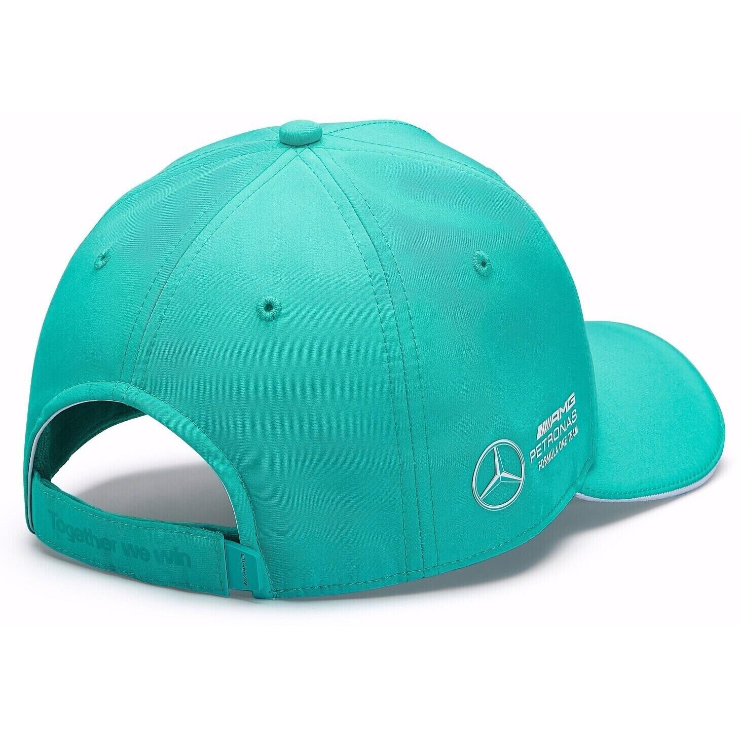 Capuchon Mercedes Map F1 Team Baseball Cap, Bleu, Unisexe 3/4