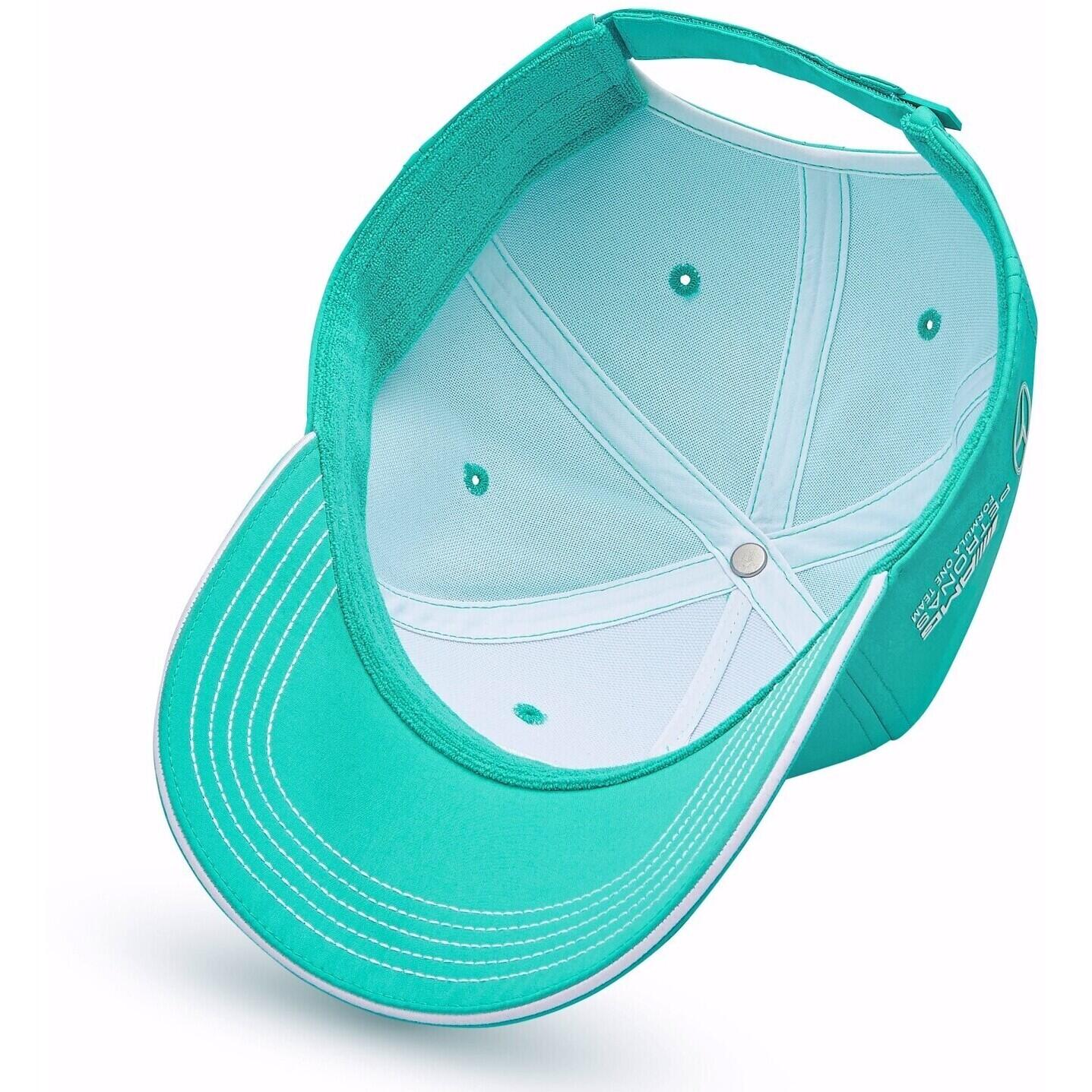 Capuchon Mercedes Map F1 Team Baseball Cap, Bleu, Unisexe 2/4