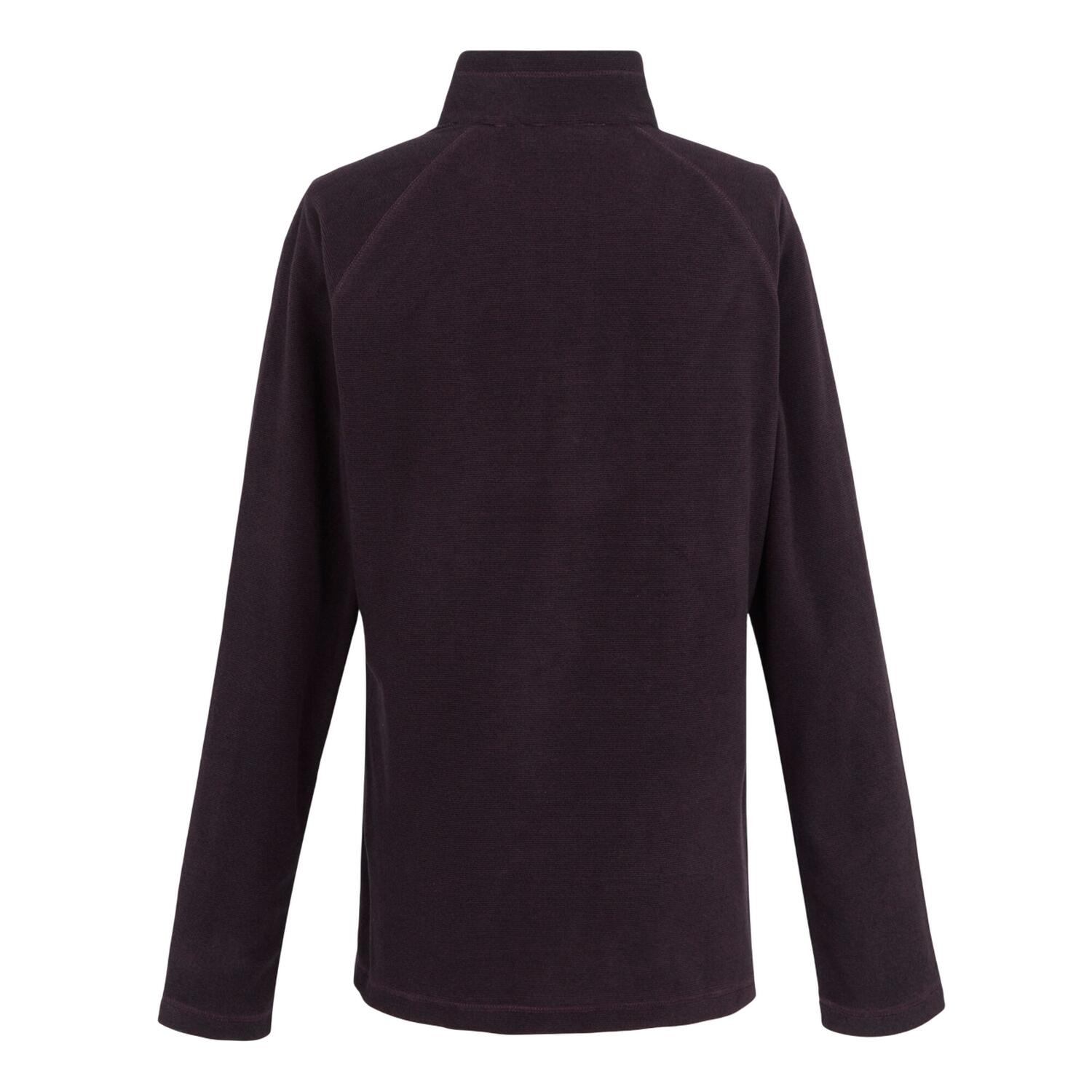 Haut Polaire MONTES Femme (Prune Sombre / Noir) 2/5