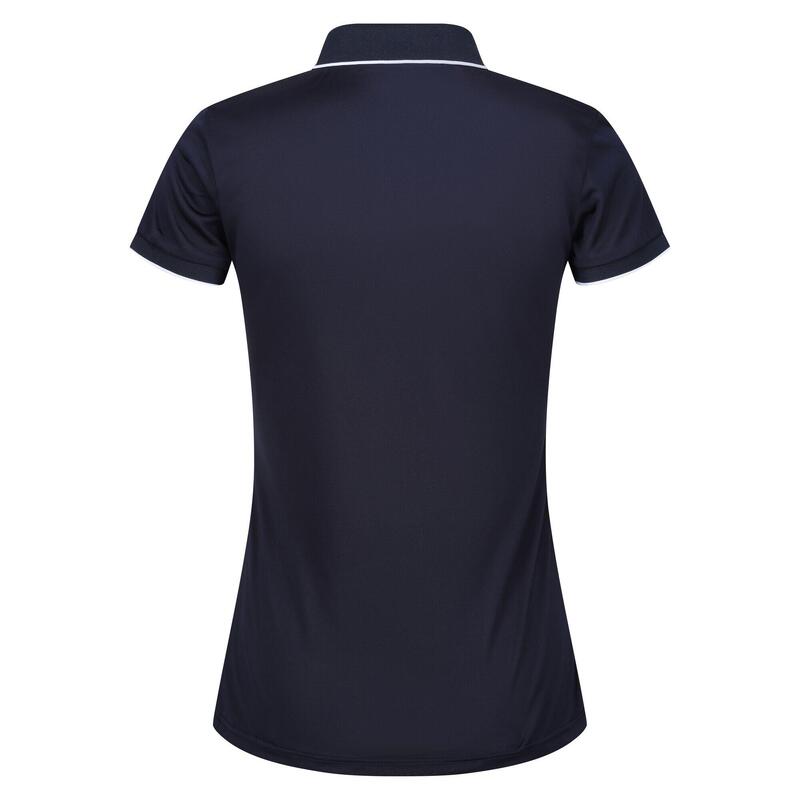 Polo Manches Courtes REMEX Femme (Bleu Marine Uni)