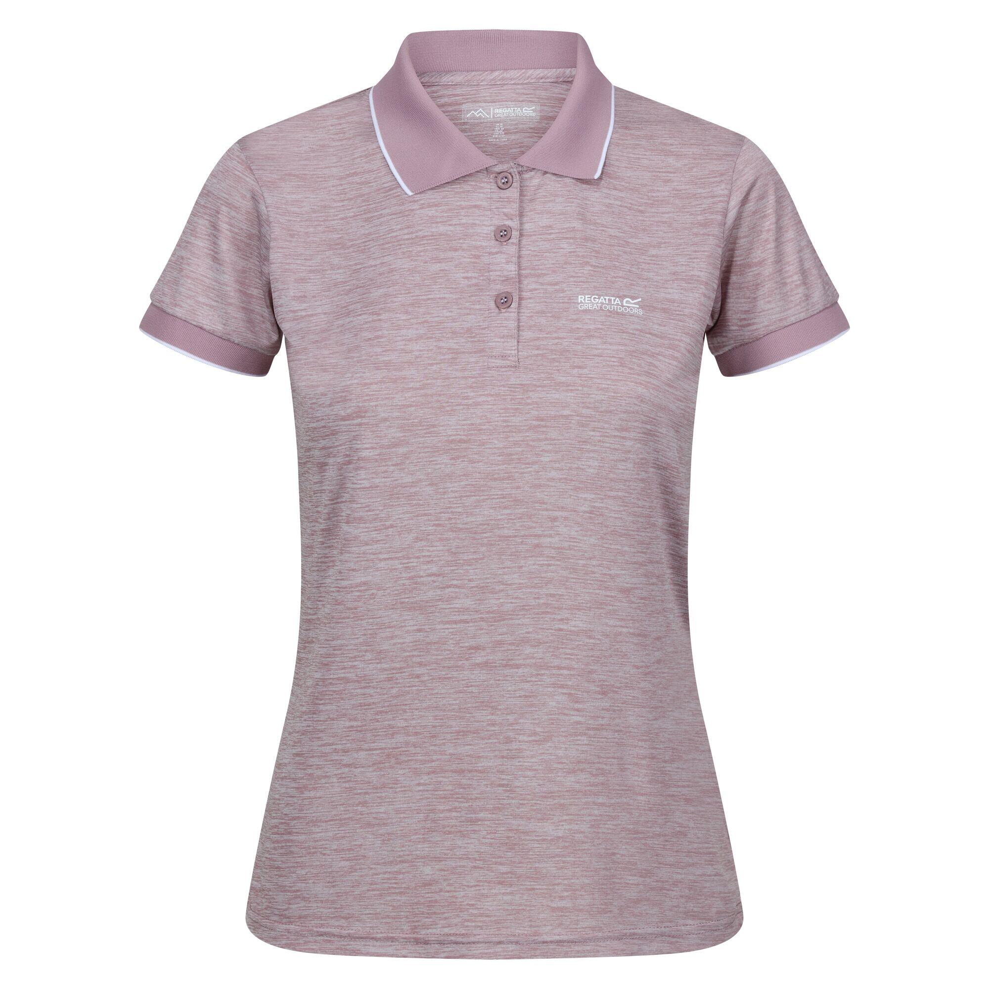 REGATTA Womens/Ladies Remex II Polo Neck TShirt (Heather)