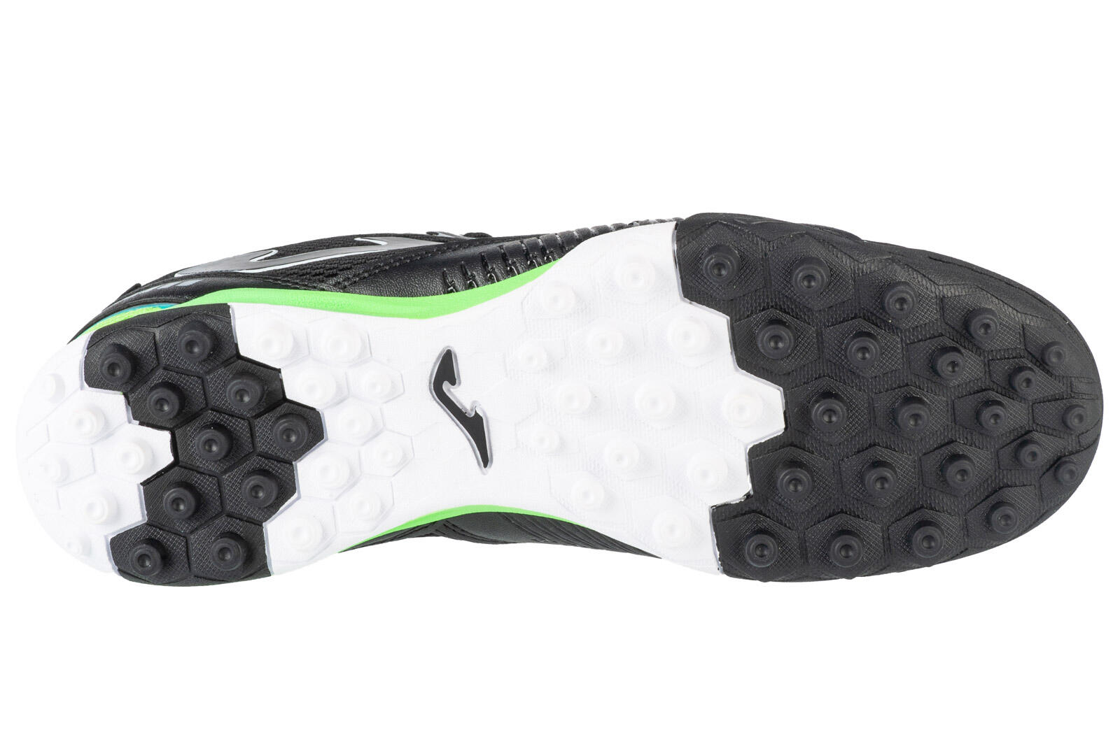 Scarpe da calcio uomo tf - erba sintetica joma nero 4/6