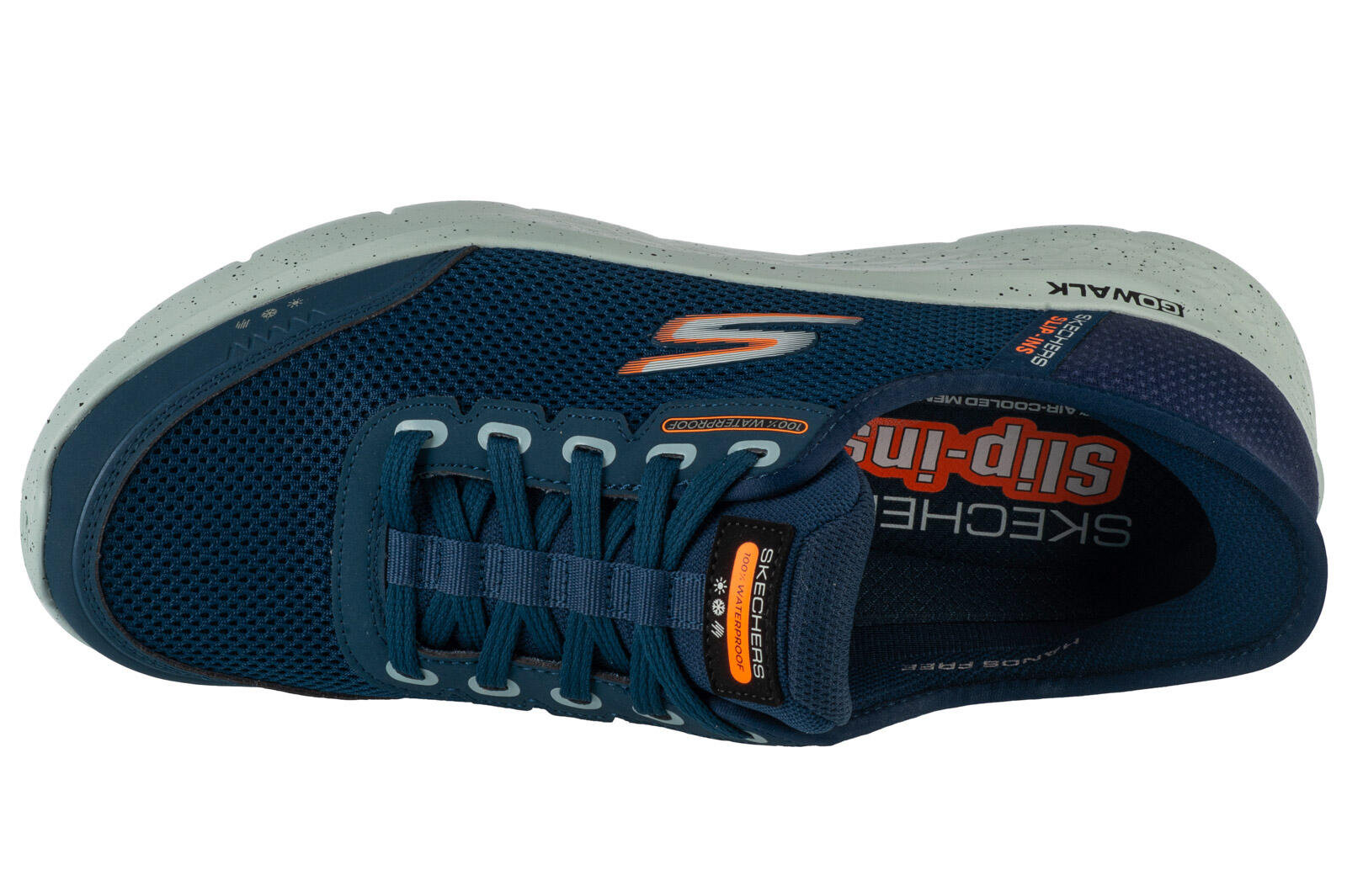 Buty do biegania męskie, Slip-Ins: Go Walk Flex - Waterproof 3/4