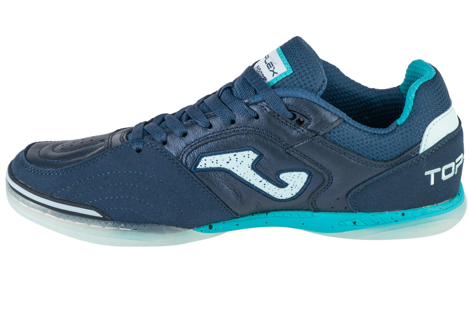 Joma Top Flex 2504 chuteiras futsal azul escuro 2/6