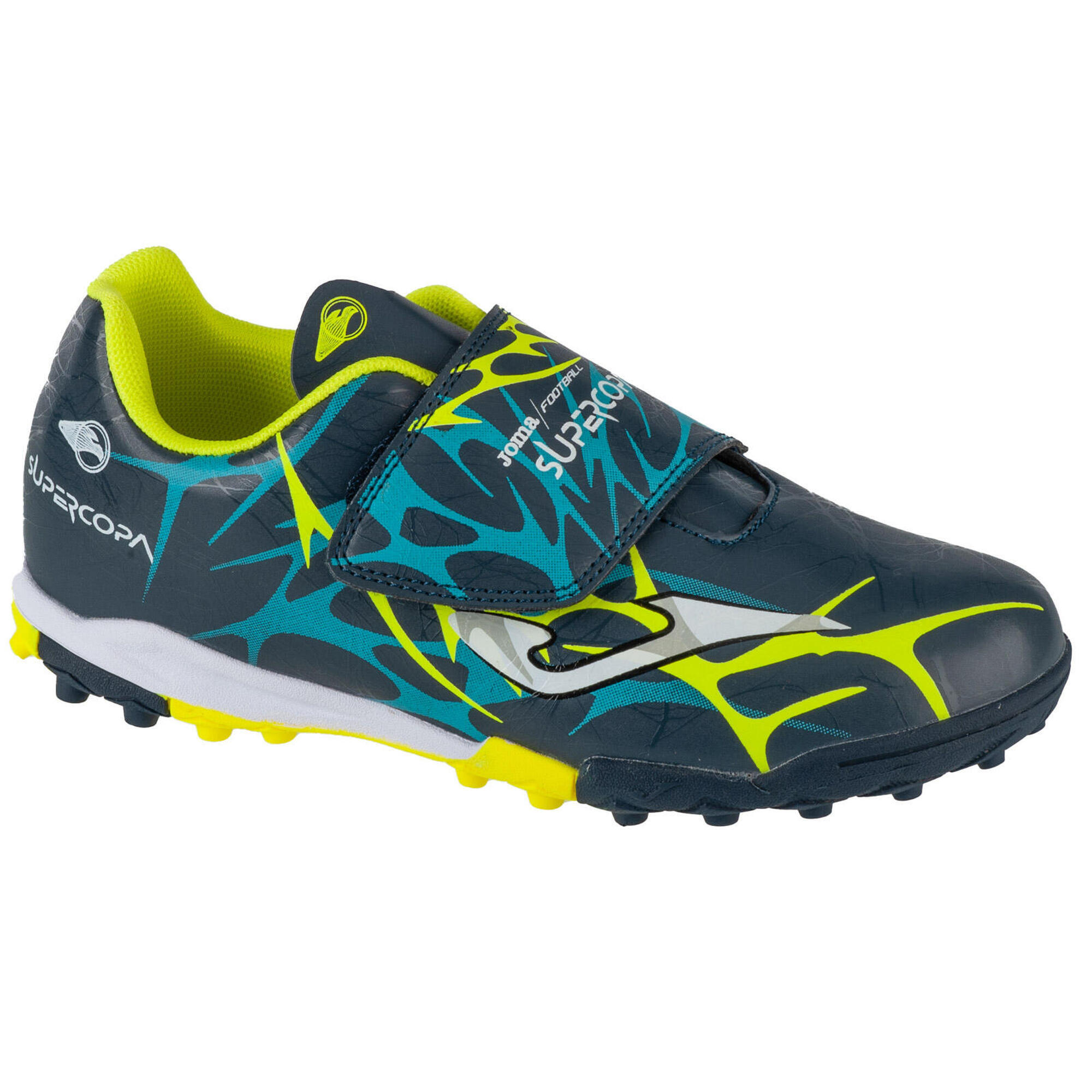 Joma - Chaussures De Football Joma Modèle Scjs2503tfv Pour Unisexe Enfants - Chaussures De Football - Bleu - 37 - Decathlon