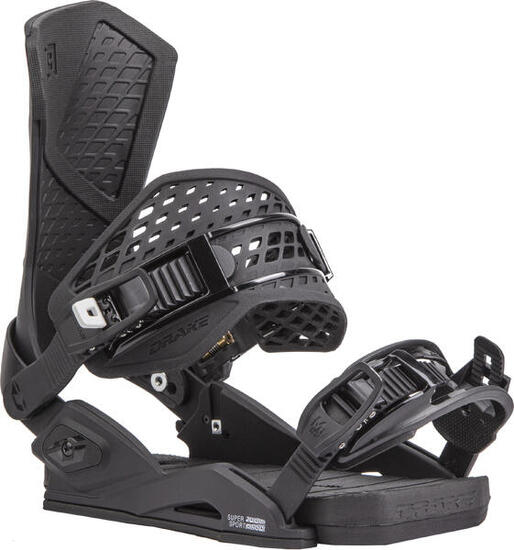 Drake SuperSport freeride snowboard bindings black