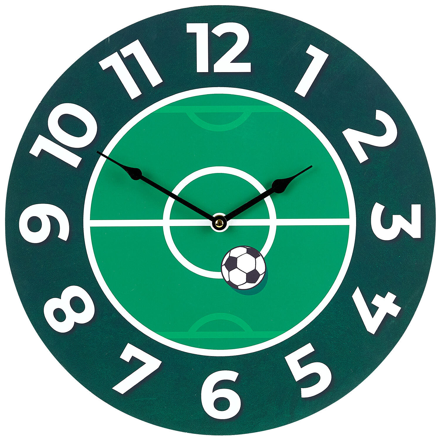 Quarz-Wanduhr Tischfußball Billard Unisex 1/4