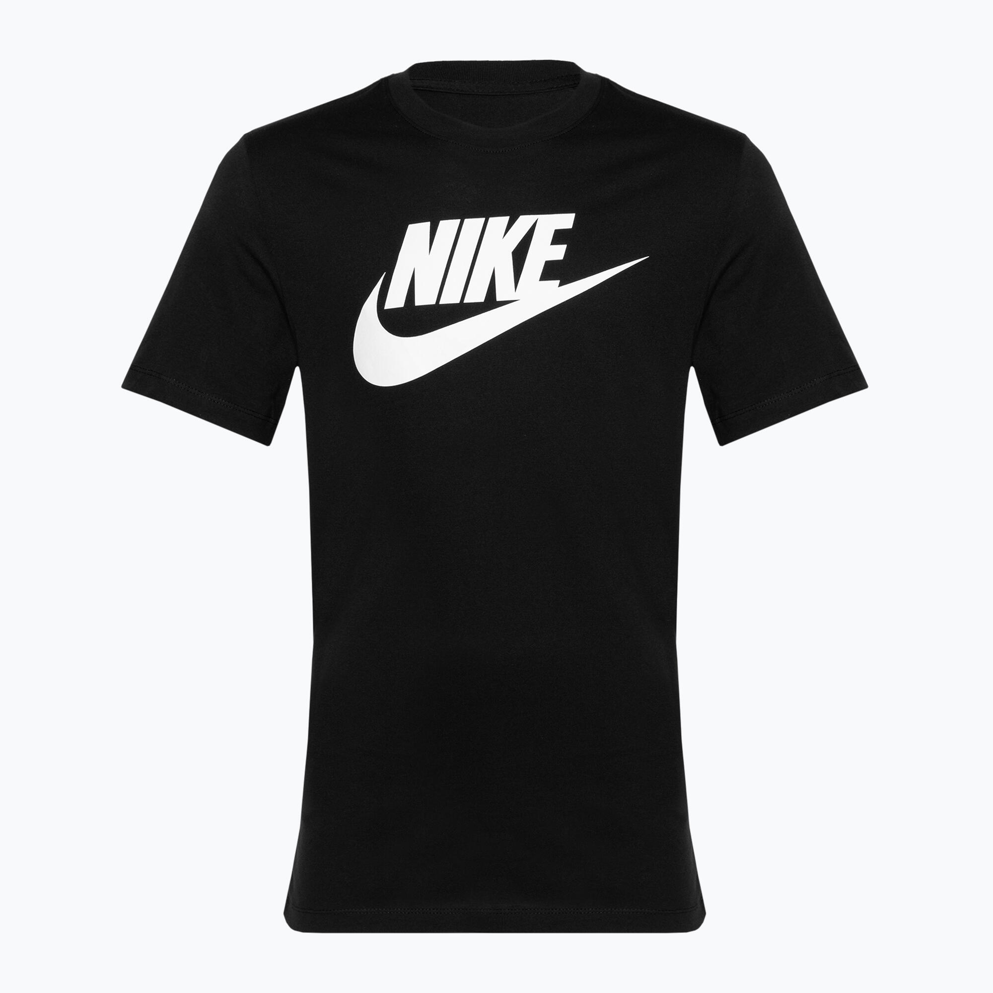 Nike SportSwear, T-Shirt Uomo Con Logo Stampato - Bianco, Nero 4/6