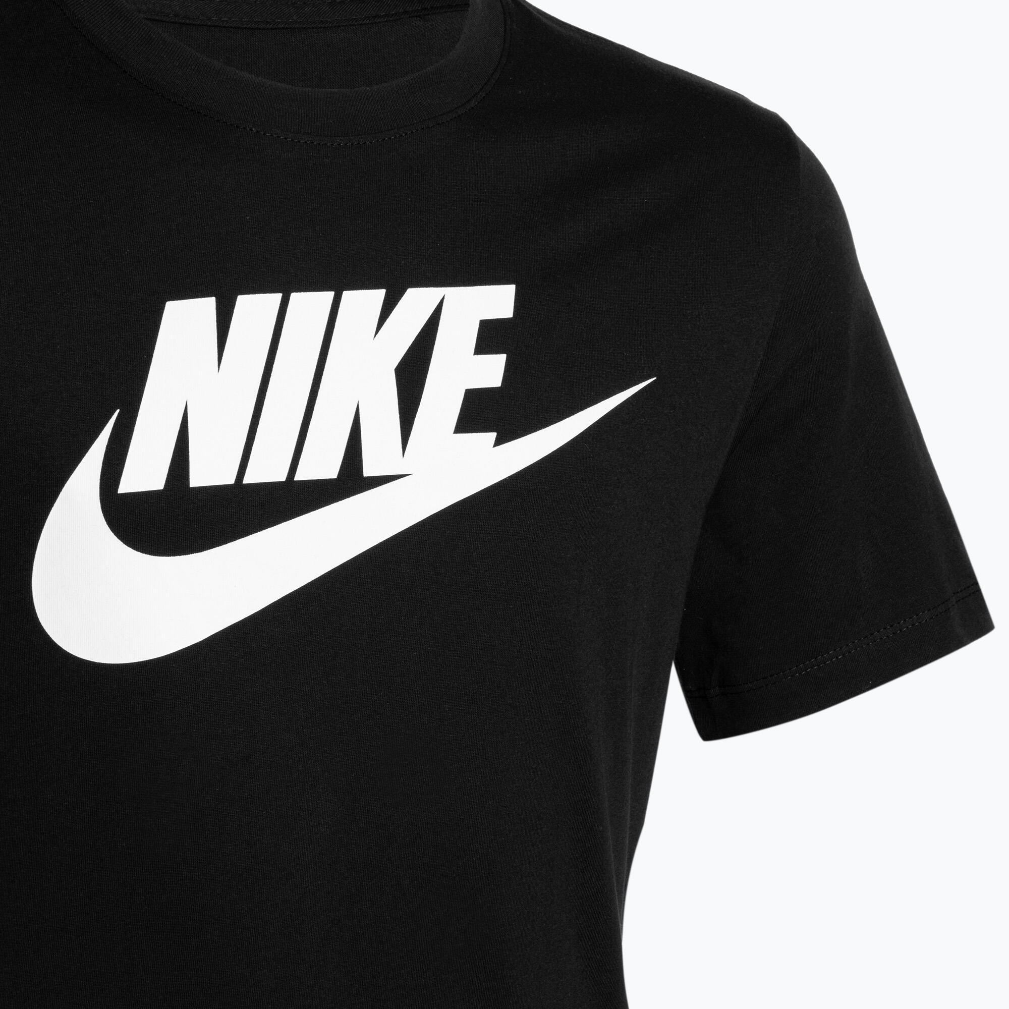 Nike SportSwear, T-Shirt Uomo Con Logo Stampato - Bianco, Nero 3/6