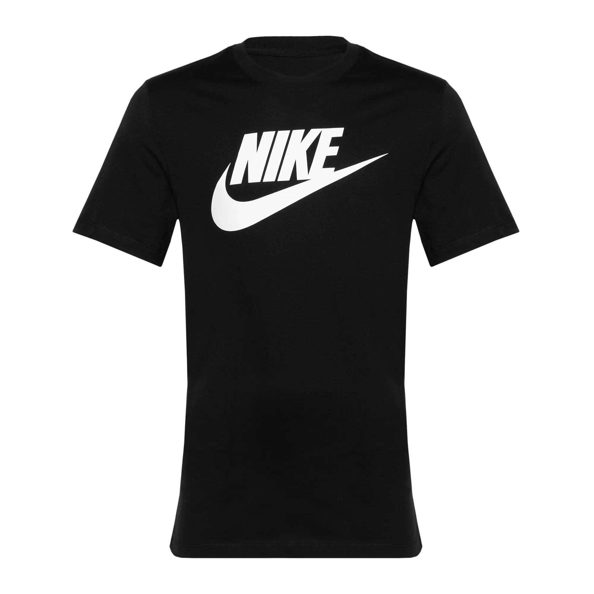 Nike SportSwear, T-Shirt Uomo Con Logo Stampato - Bianco, Nero 1/6