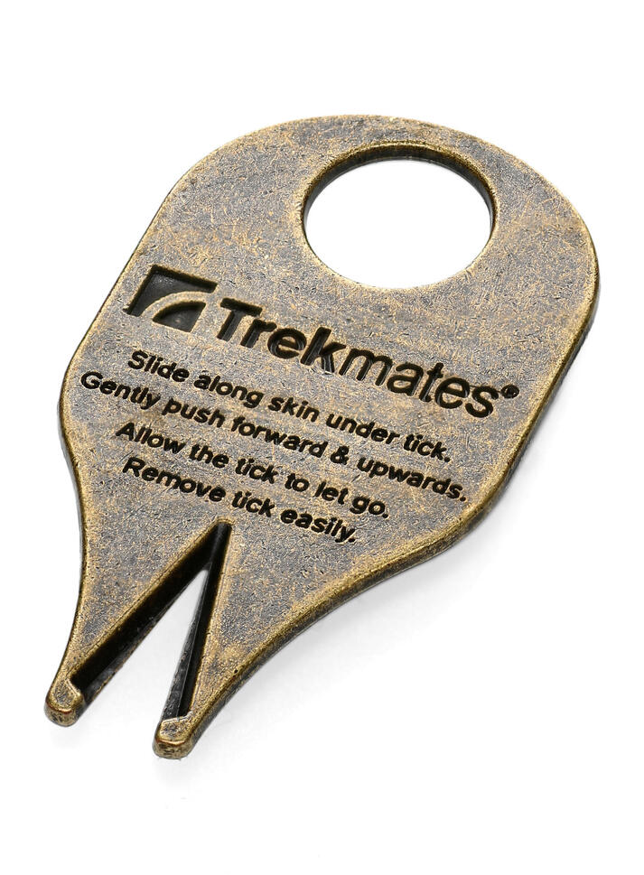 Przyrząd do usuwania kleszczy Trekmates Tick Remover - brass