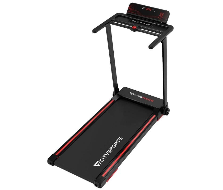 Klappbares Laufband, CITYSPORTS WP9, 1400W, APP, Bluetooth, 1-12 km/h, schwarz 4/7