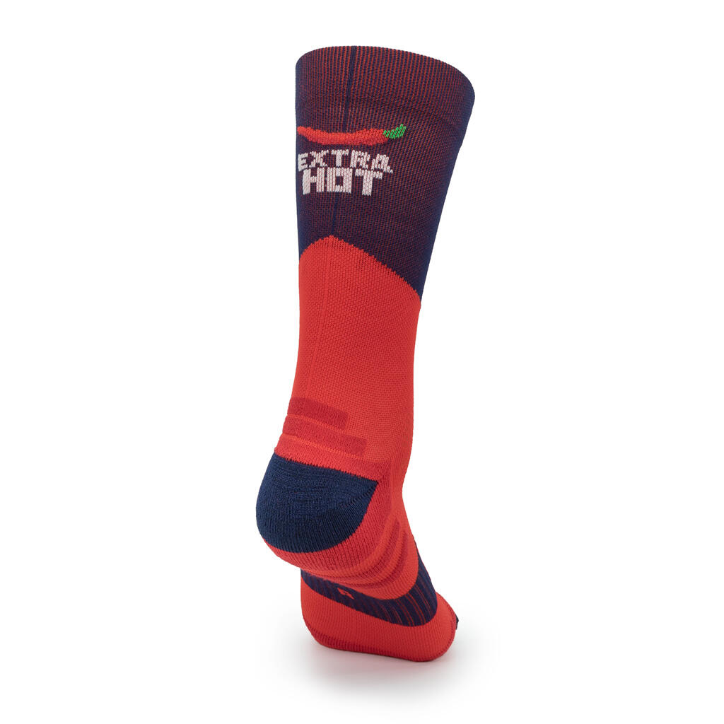 KAMUABU Calcetines Running Kamuabu Hombre Mujer Extra Hot Rojo