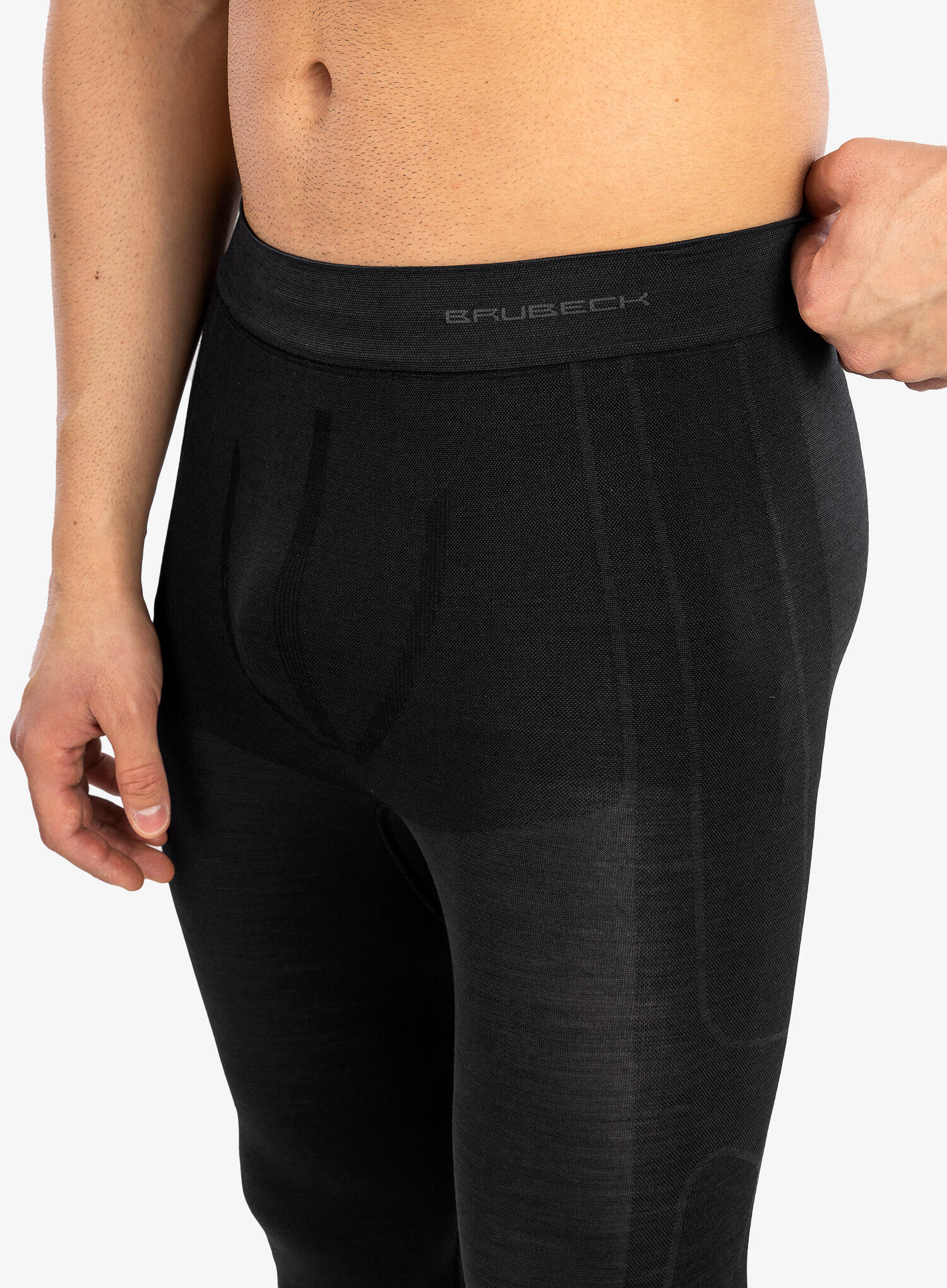 Leginsy męskie z wełną merino Brubeck COMFORT WOOL 5/6