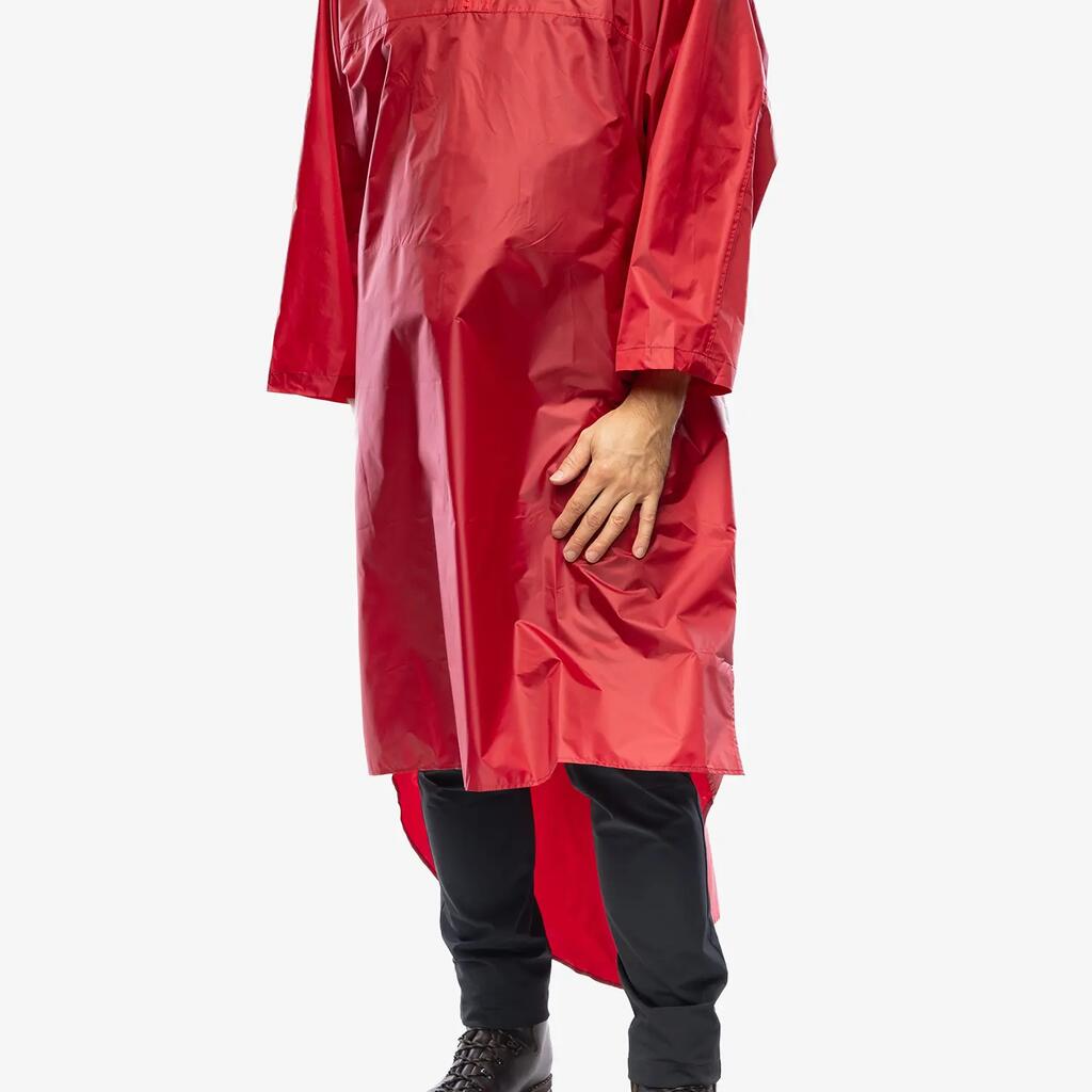 Mens Ladies Deluxe Poncho Waterproof Breathable Hiking Walking Outdoor