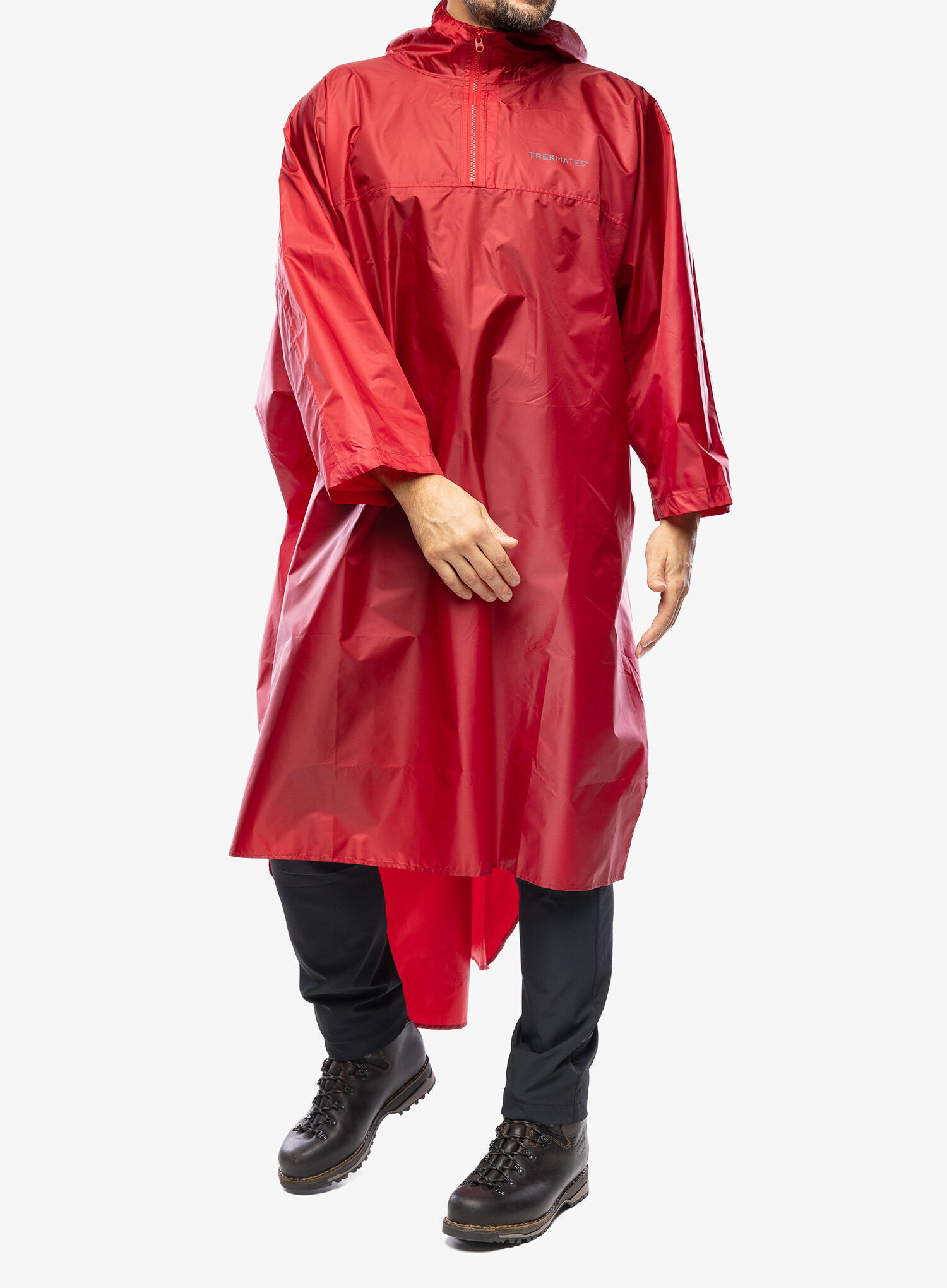 Trekmates - Herren Damen Deluxe Wasserdichter Wanderponcho 3/7