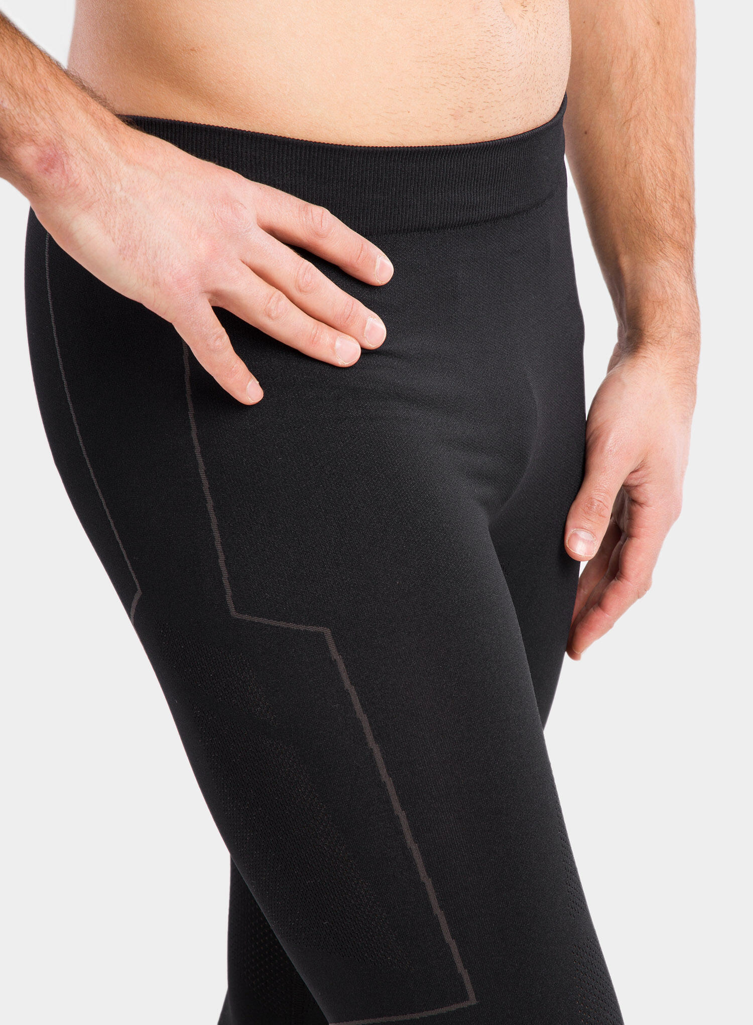 Legginsy termoaktywne męskie Brubeck Cooler 7/7