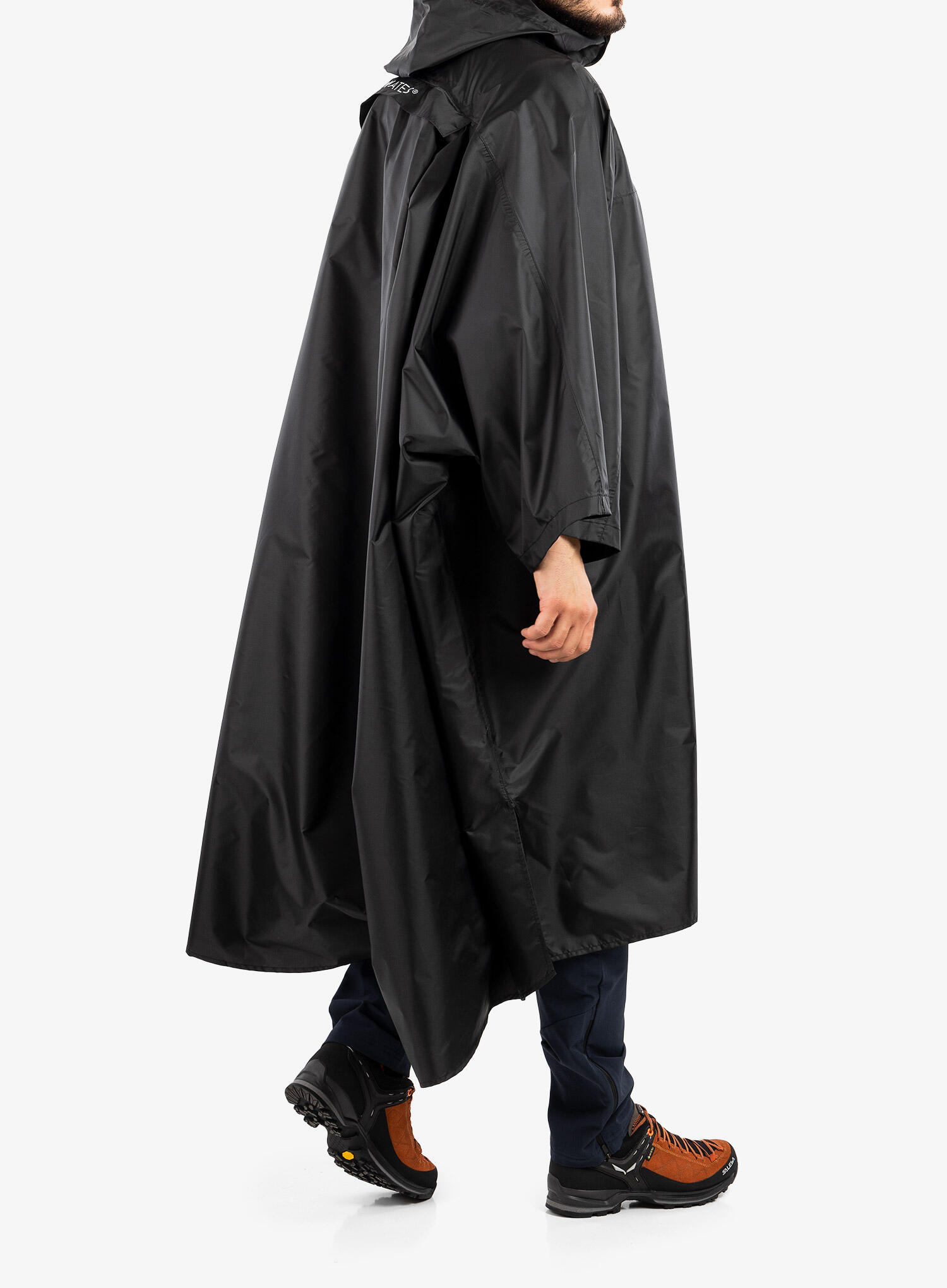 Peleryna przeciwdeszczowa Trekmates Deluxe Poncho - black 4/7