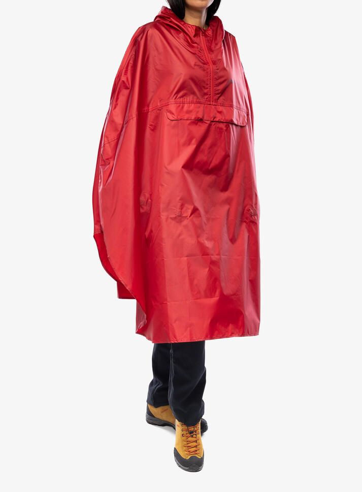 Peleryna turystyczna Trekmates Rove Poncho - chilli pepper