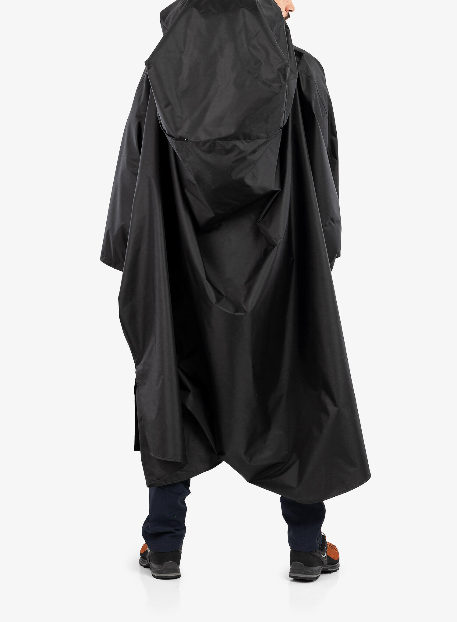 Peleryna przeciwdeszczowa Trekmates Deluxe Poncho - black 6/7