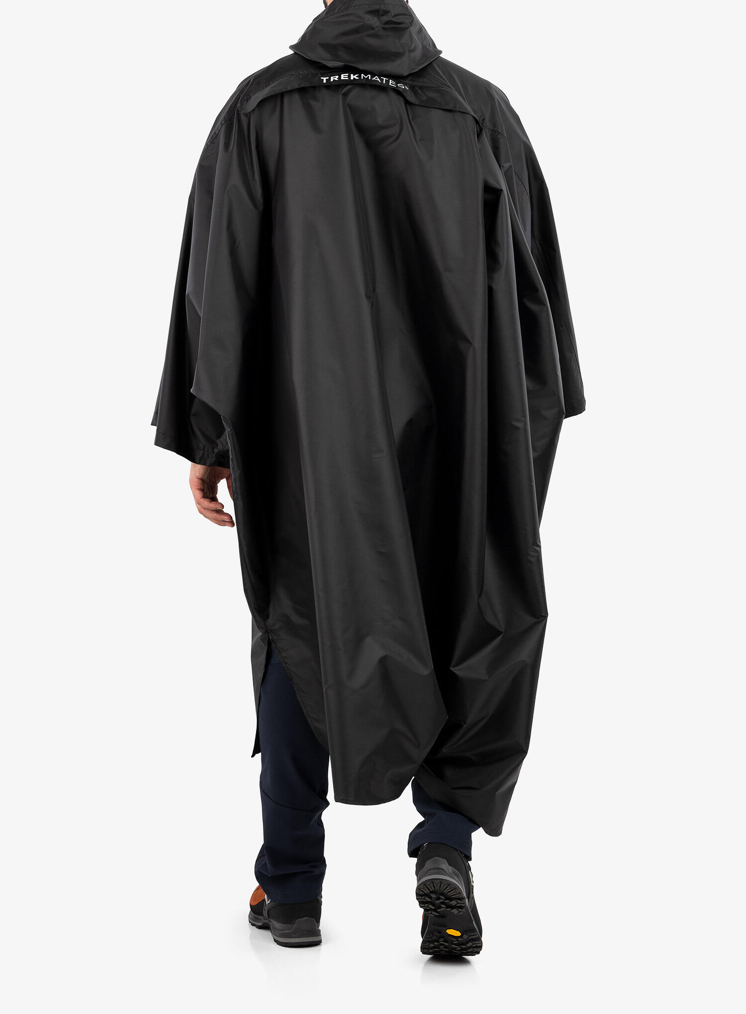 Peleryna przeciwdeszczowa Trekmates Deluxe Poncho - black 2/7