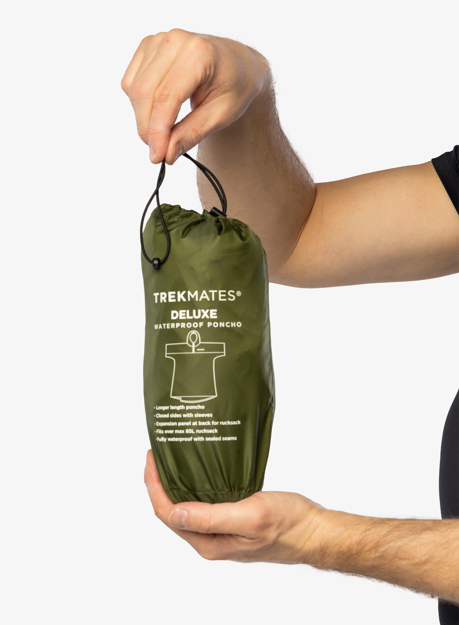 Trekmates - Poncho de senderismo impermeable deluxe para hombres y mujeres 7/7