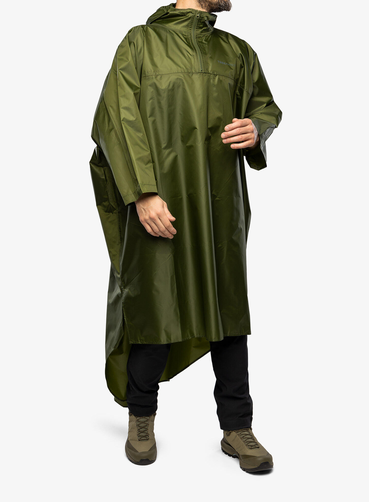 Trekmates - Poncho de senderismo impermeable deluxe para hombres y mujeres 2/7
