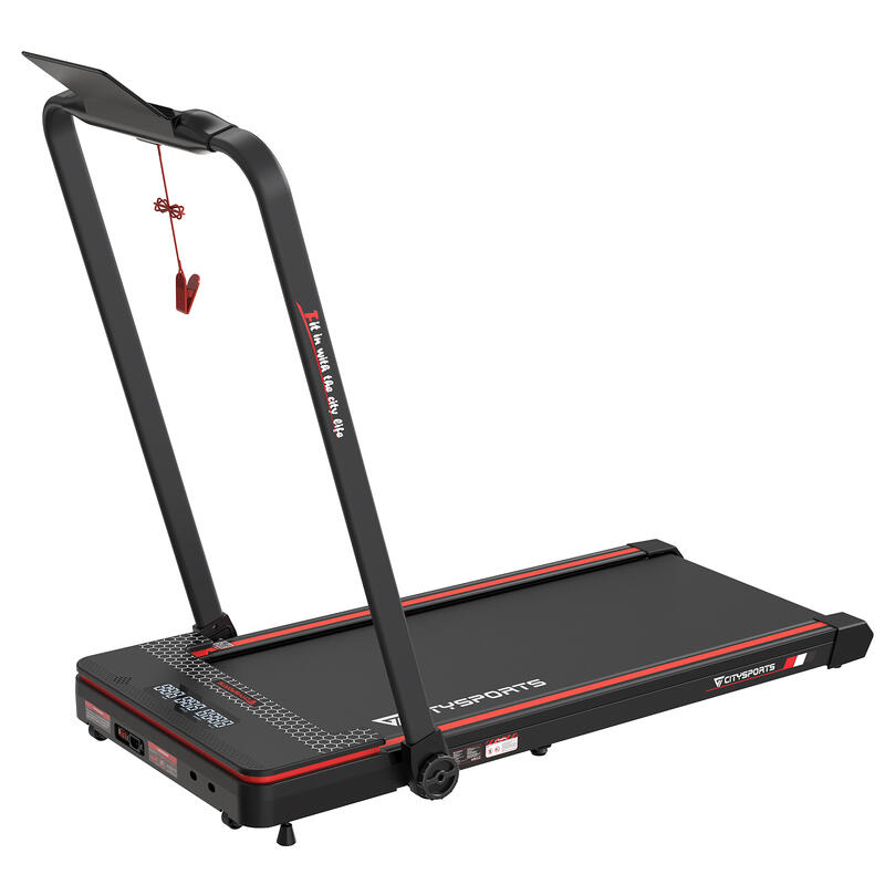 Tapis de Course Pliable,1400W,CITYSPORTS WP3,2 en 1,1-12km/h.Bluetooth