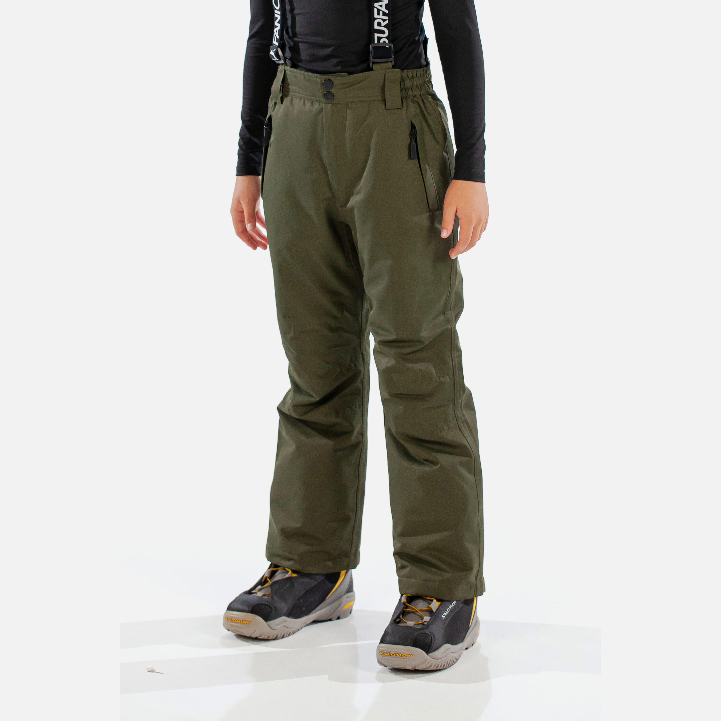 SURFANIC Echo Surftex Boys Ski Pant Deep Khaki