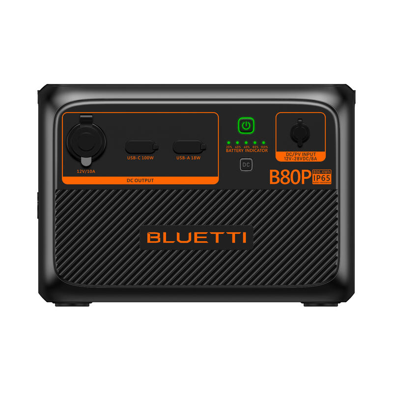 Batterie d'Extension BLUETTI B80/P IP65, 806Wh, Compatible avec AC60P/AC60P