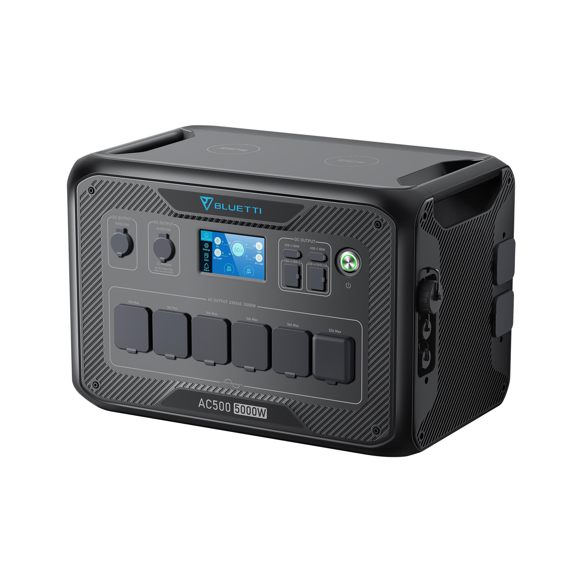 Stacja Zasilania BLUETTI AC500 6 x 5000 W AC (Bateria nie jest dołączona)