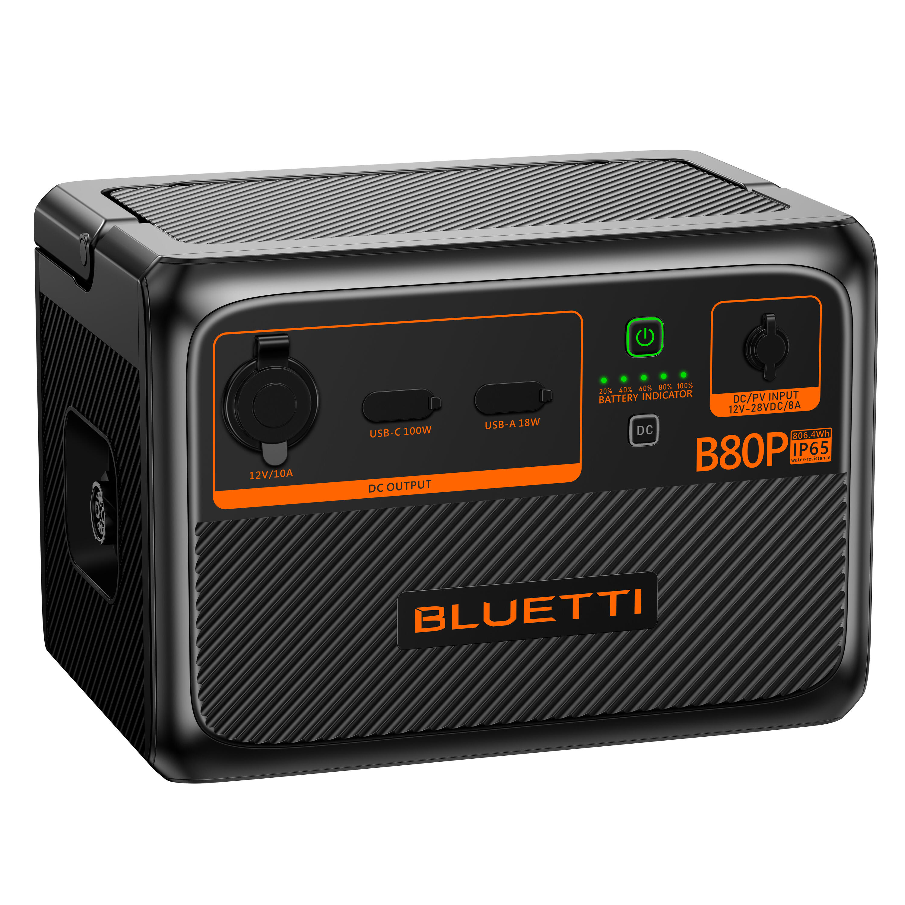 BLUETTI BLUETTI B80P IP65 Erweiterungsbatterie, 806Wh, Kompatibel mit AC60P/AC60P