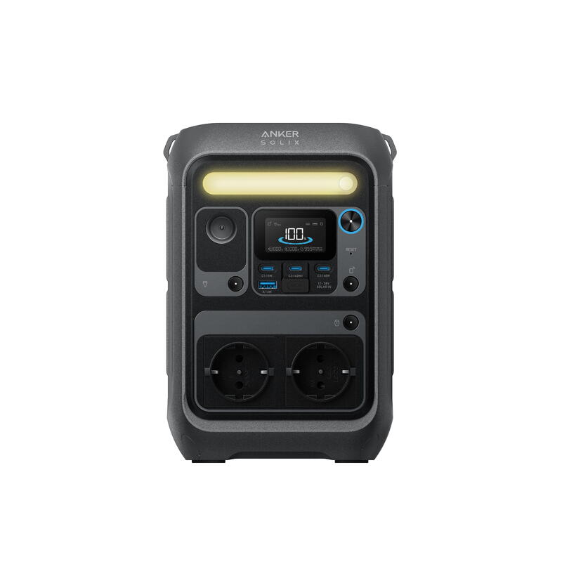 Kit Nabíjecí stanice Powerbanky Anker SOLIX C300X AC s Bifaciální panelem 100 W