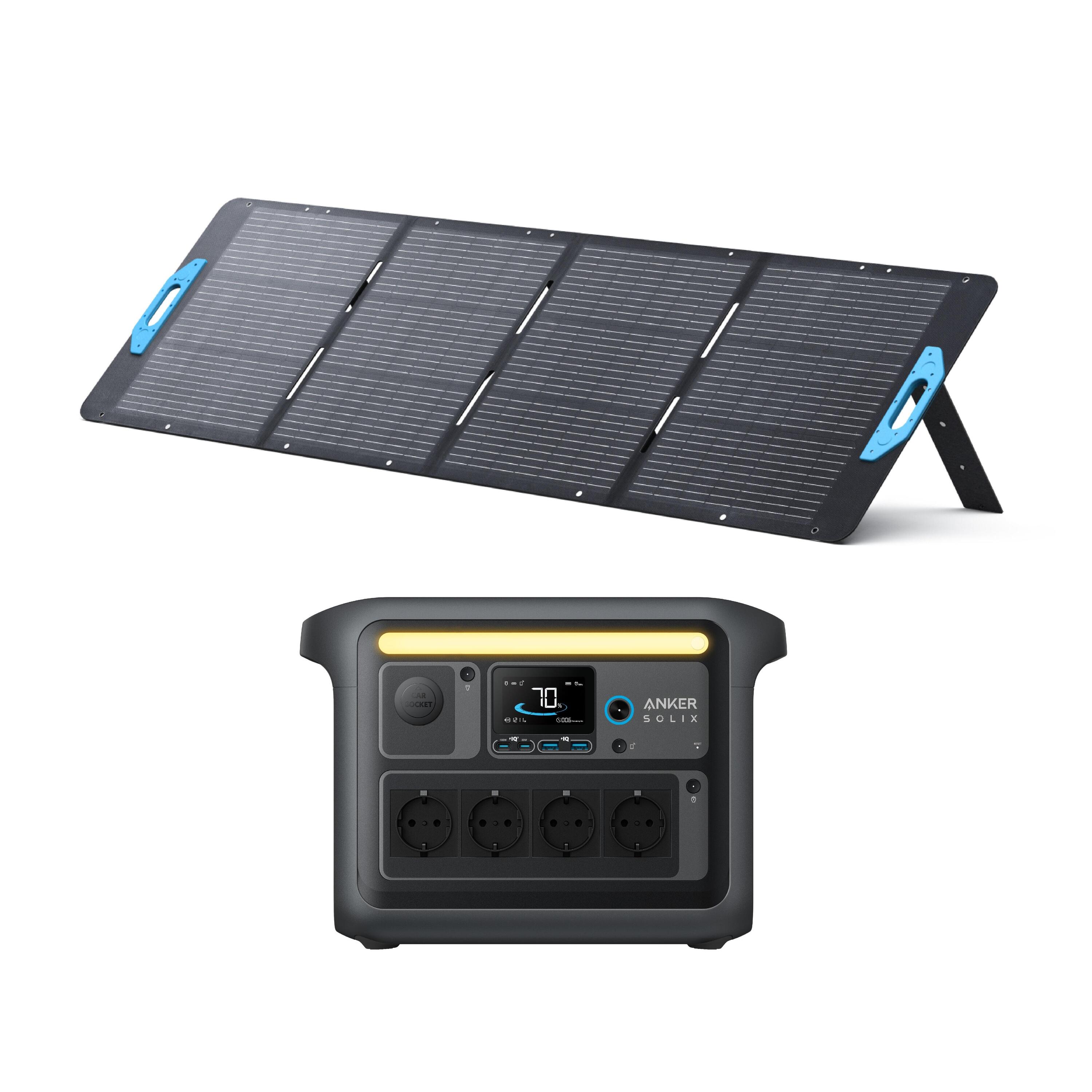 ANKER KIT Anker SOLIX C1000X Powerstation mit 200 W Solarpanel (0% MwSt)