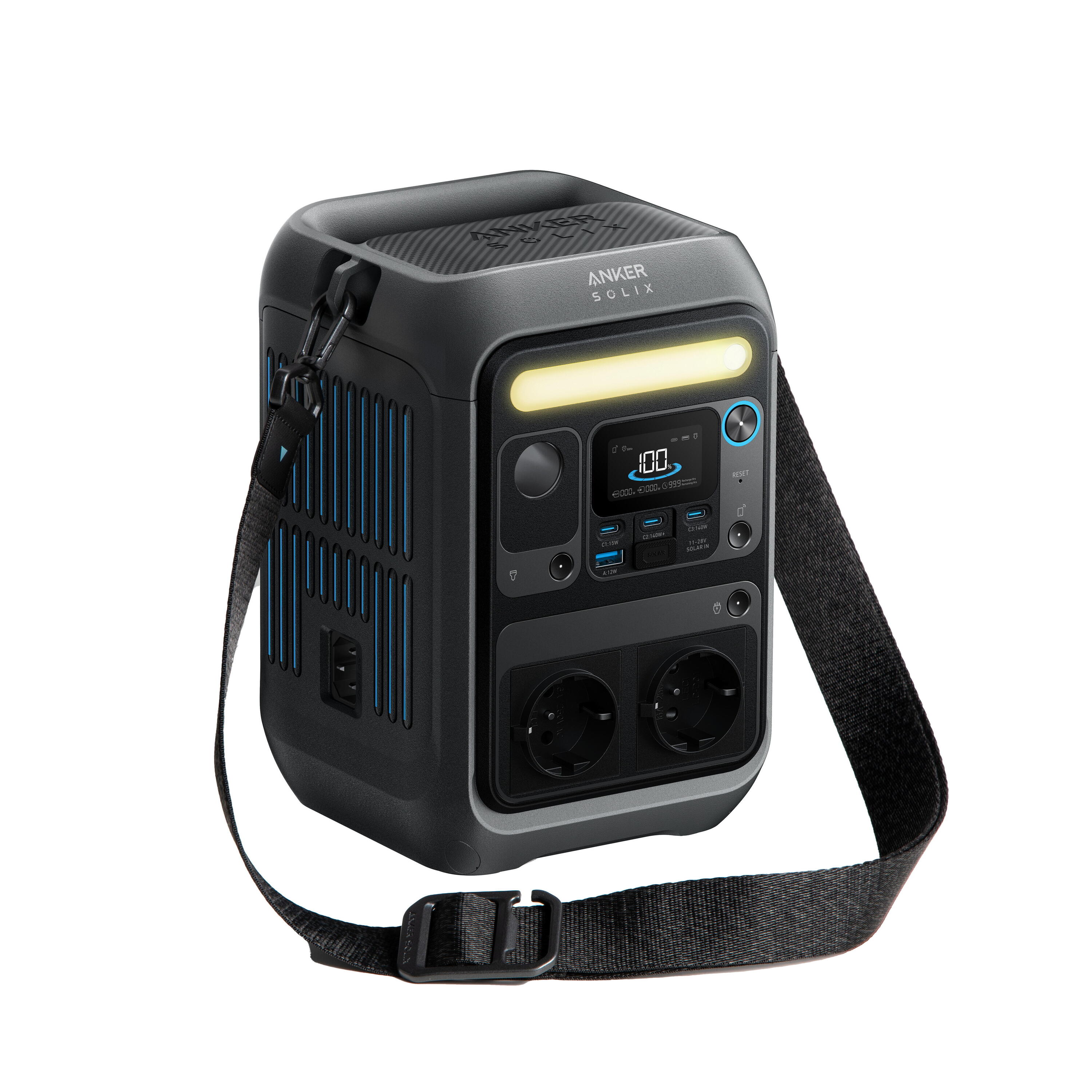 ANKER Anker SOLIX C300X AC Powerstation, mit Schultergurt, 288 Wh (0% MwSt)