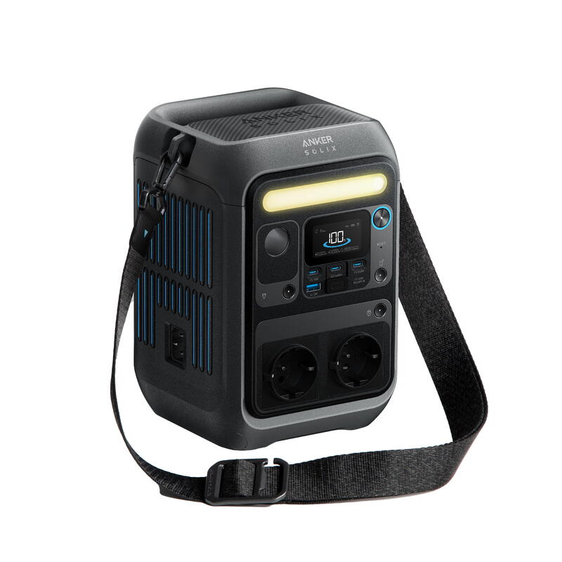 Kit Nabíjecí stanice Powerbanky Anker SOLIX C300X AC s Bifaciální panelem 100 W