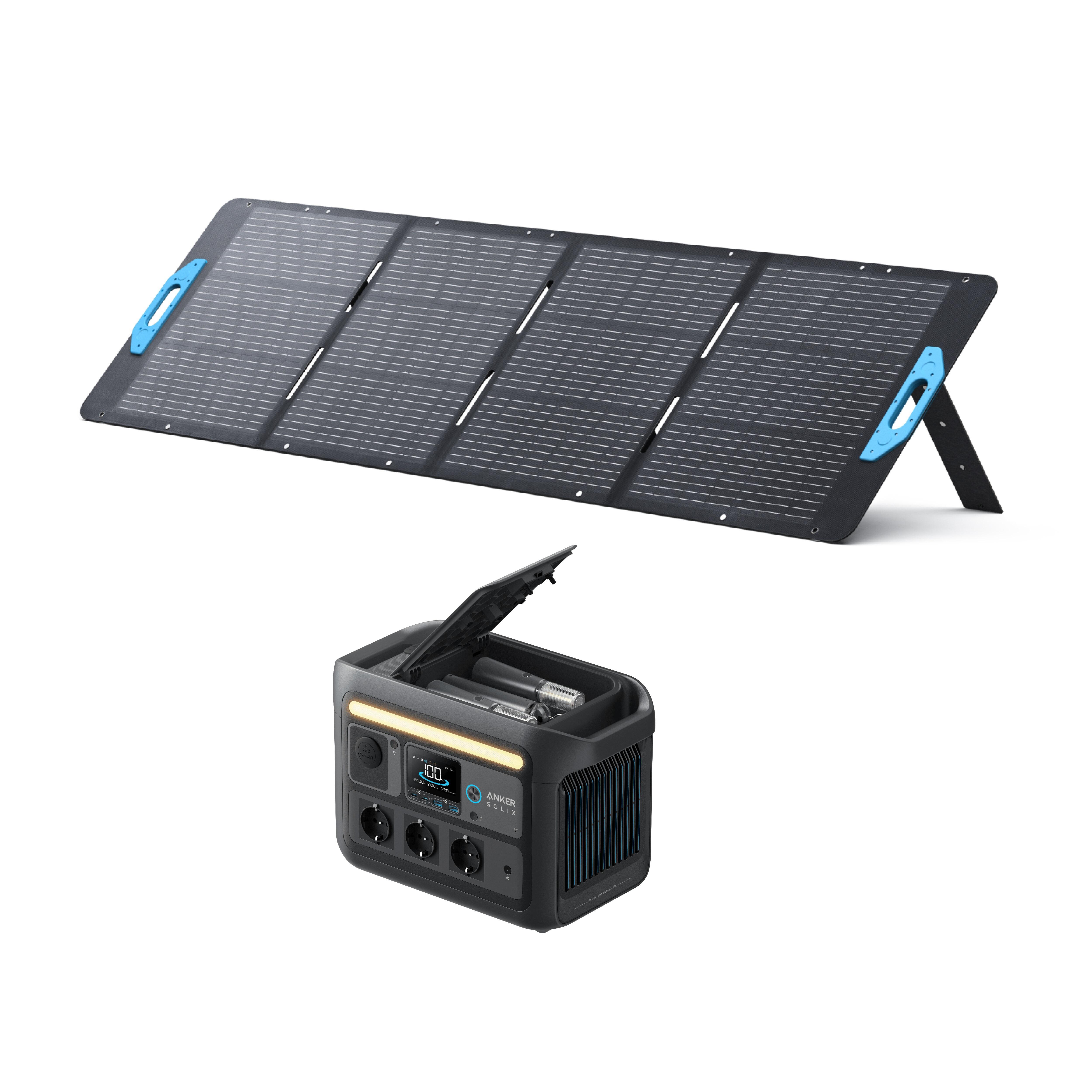 ANKER Powerbanka Anker SOLIX C800X s 200W solárním panelem