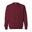 Unisex Adult Sweatshirt met Zware Mouwenhals (Granaat)