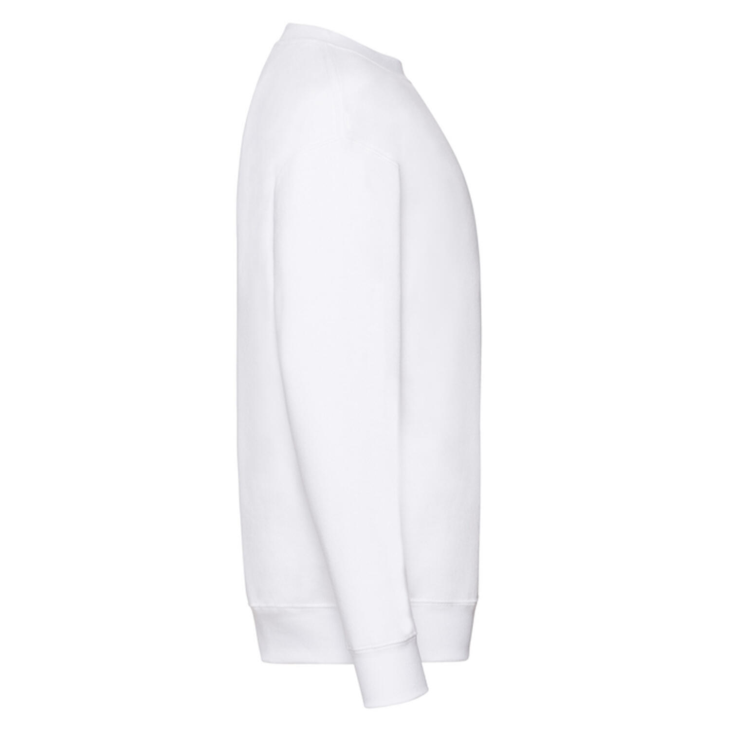 Felpa A Giro Bambini Fruit Of The Loom Premium Bianco 3/3
