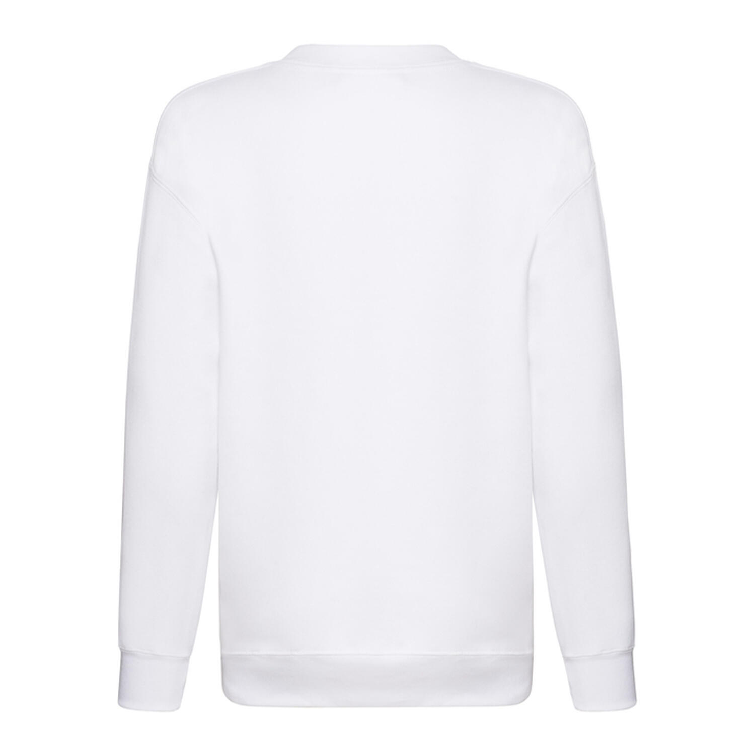 Felpa A Giro Bambini Fruit Of The Loom Premium Bianco 2/3