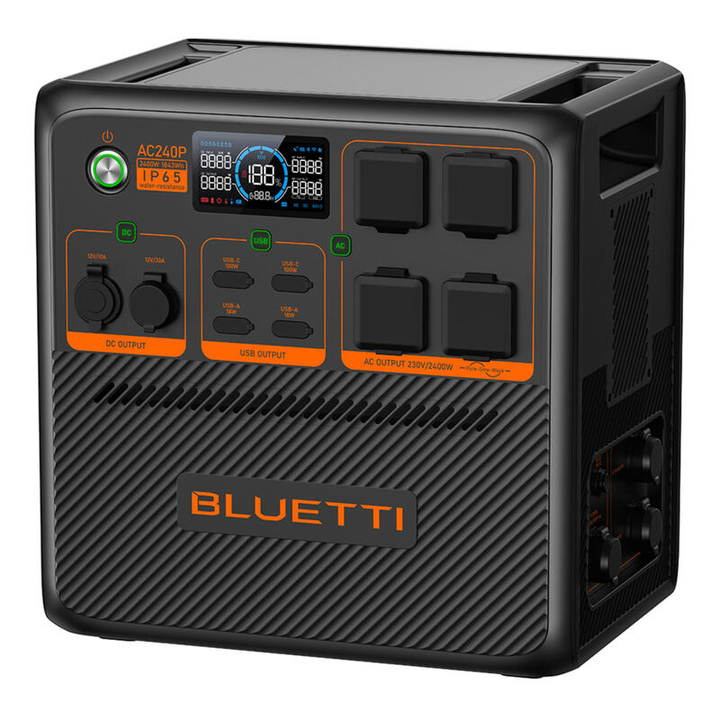 KIT Station électrique  BLUETTI AC240P avec Panneau Solaire 200W