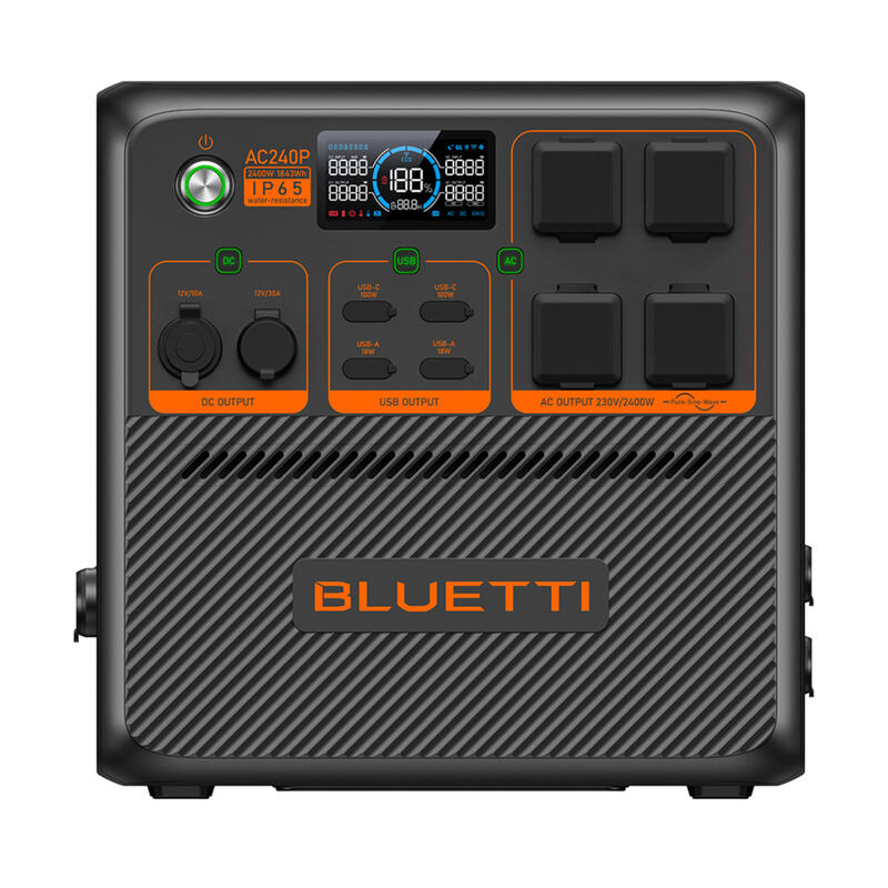 KIT Station électrique  BLUETTI AC240P avec Panneau Solaire 200W