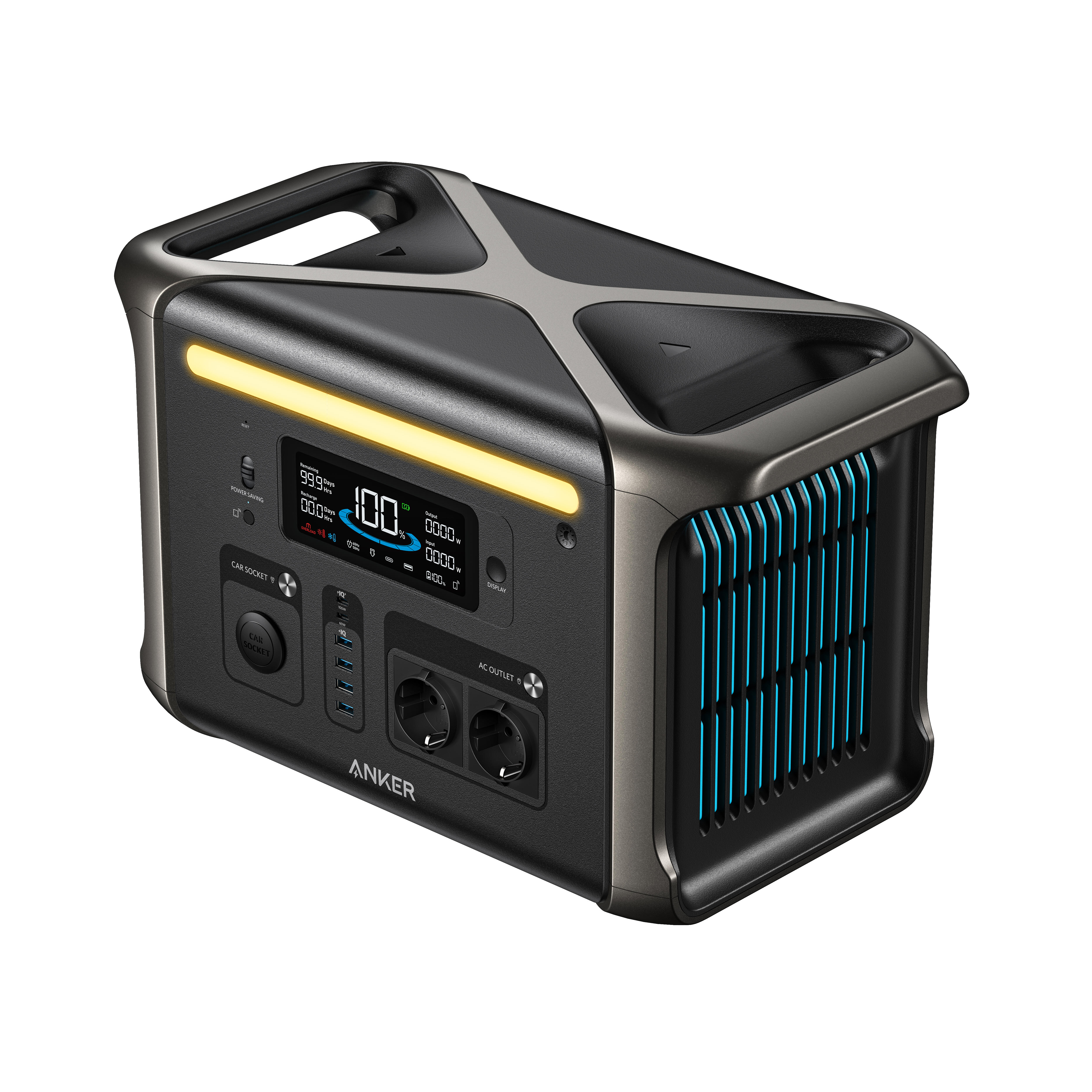 Anker solix f1500 (powerhouse 757) powerstation, bateria 1536 wh