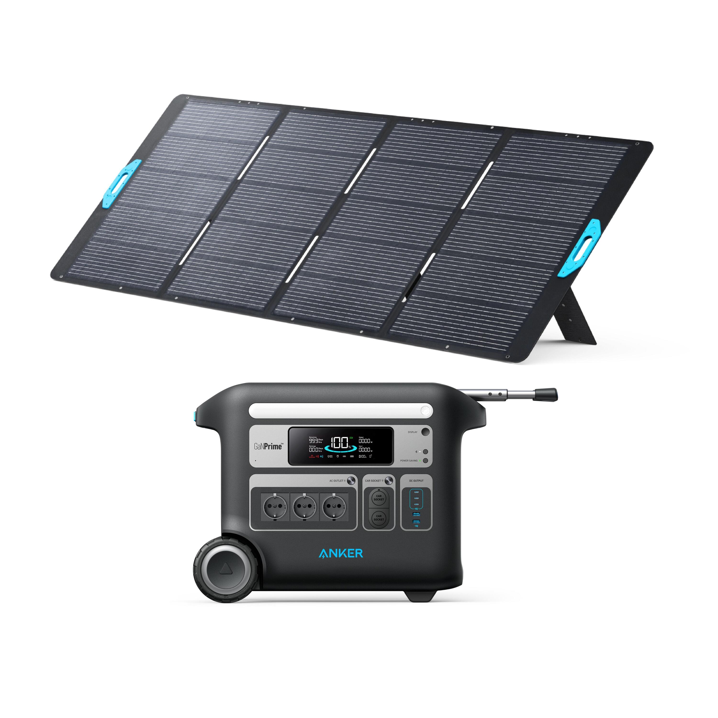 ANKER Kit Powerstation Anker SOLIX F2000 mit Solarpanel 400 W (0% MwSt)