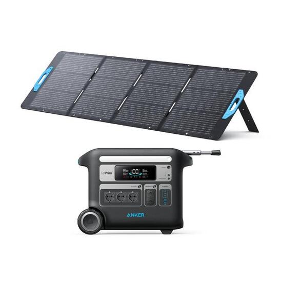 Kit Power Station Anker SOLIX F2000 con pannello solare 200 W