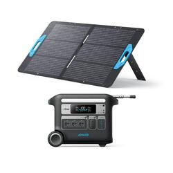 Kit station électrique Anker SOLIX F2000 avec panneau solaire 100 W