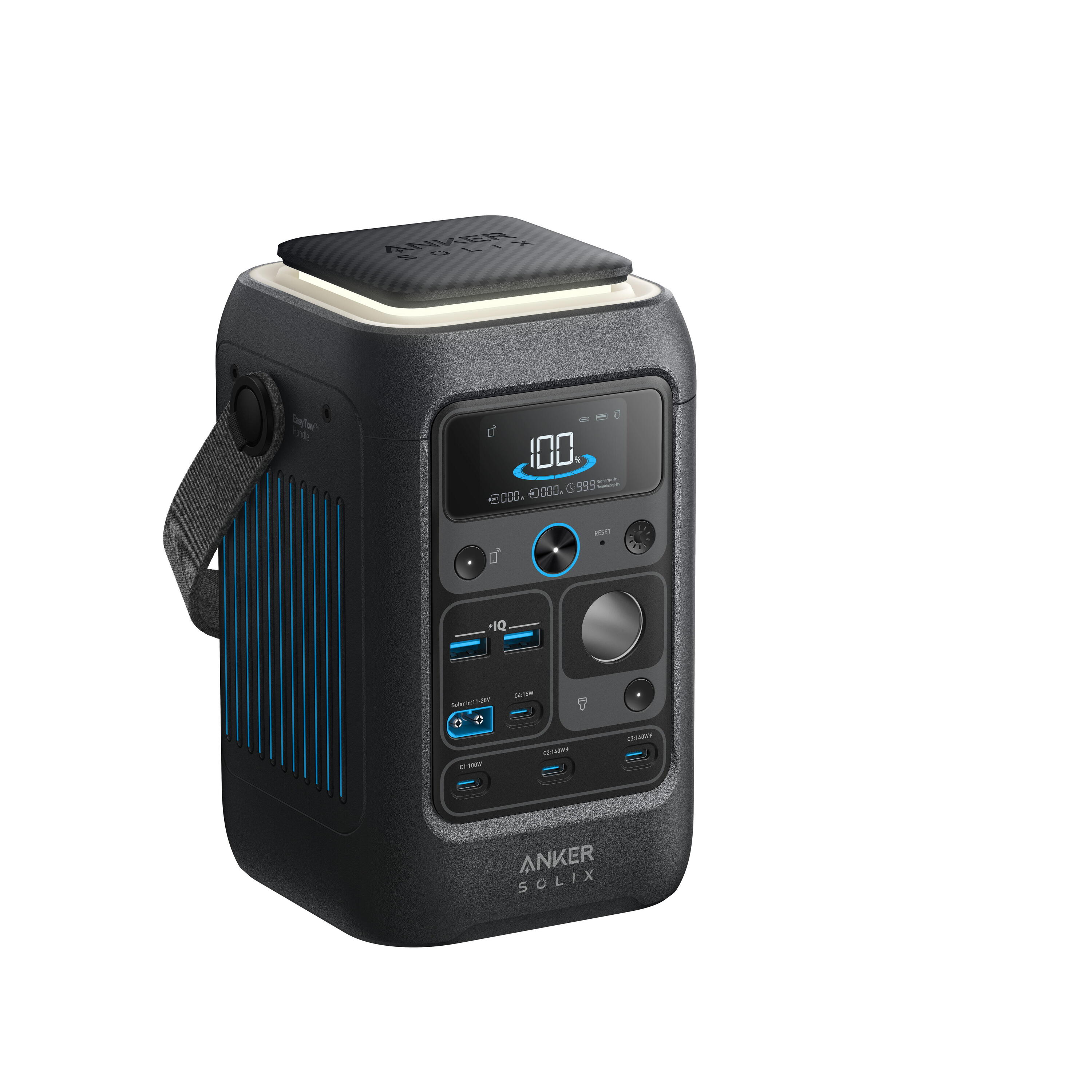Kit batterij Anker SOLIX C300X DC met zonnepaneel 60 W 3/8
